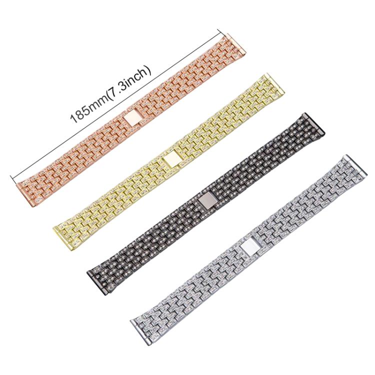 xDfind Five Beads Full Diamond Metal Watch Band, For Samsung Galaxy Watch Ultra/Ultra 2025, For Samsung Galaxy Watch8 / 8 Classic