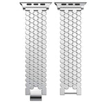 xDfind Fish Scale Texture Metal Watch Band, For Apple Watch 42 / 44 / 45 / 46 / 49mm, For Apple Watch 38 / 40 / 41 / S11 42mm