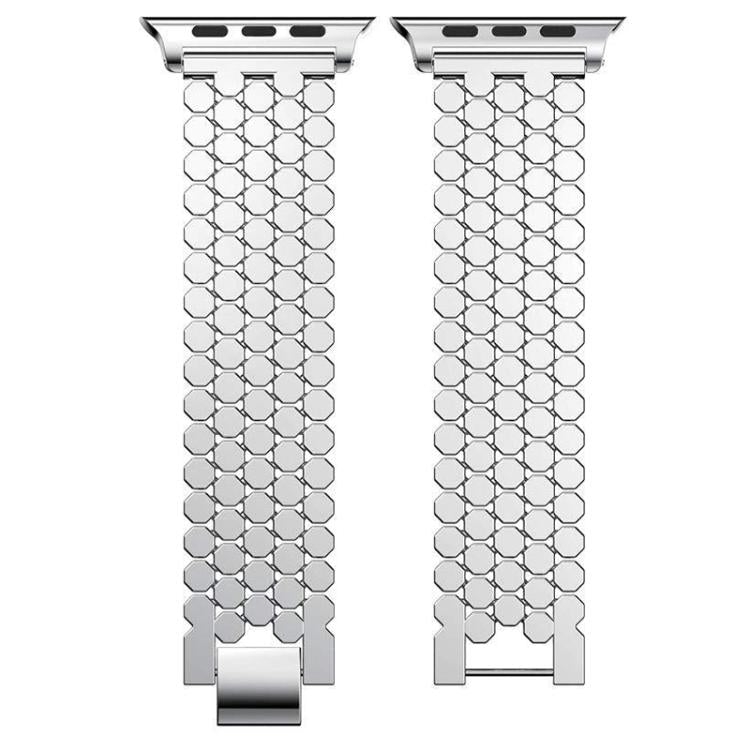 xDfind Fish Scale Texture Metal Watch Band, For Apple Watch 42 / 44 / 45 / 46 / 49mm, For Apple Watch 38 / 40 / 41 / S11 42mm