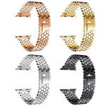 xDfind Fish Scale Texture Metal Watch Band, For Apple Watch 42 / 44 / 45 / 46 / 49mm, For Apple Watch 38 / 40 / 41 / S11 42mm