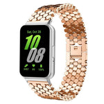 xDfind Fish Scale Texture Metal Watch Band, For Samsung Galaxy Watch Ultra/Ultra 2025, For Samsung Galaxy Watch8 / 8 Classic, For Samsung Galaxy Watch7 / FE / 6 / 5 / 4, For Samsung Galaxy Fit3