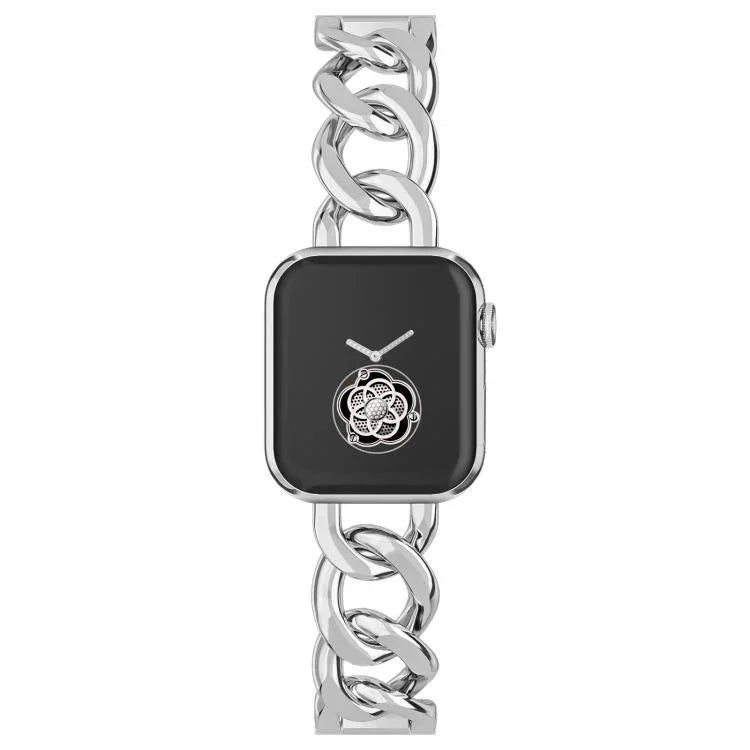 xDfind Denim Chain Metal Watch Band, For Apple Watch 42 / 44 / 45 / 46 / 49mm