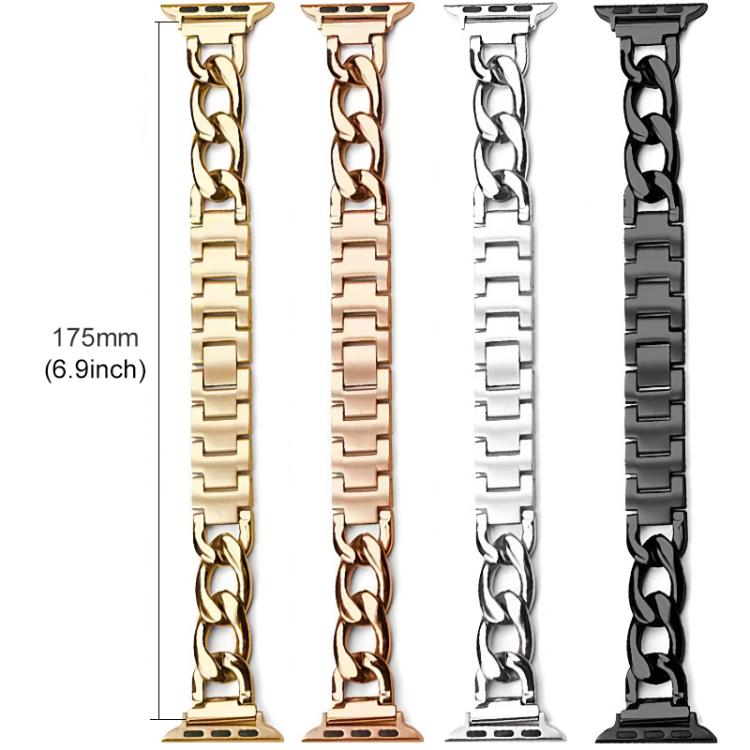 xDfind Denim Chain Metal Watch Band, For Apple Watch 42 / 44 / 45 / 46 / 49mm