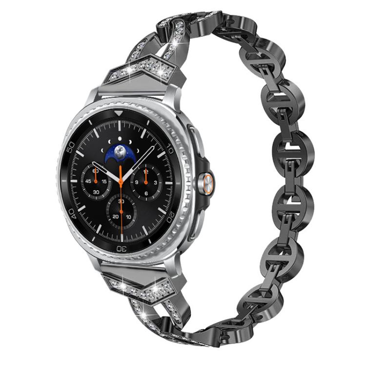 xDfind Diamond Stainless Steel Watch Band, For Samsung Galaxy Watch Ultra/Ultra 2025, For Samsung Galaxy Watch8 / 8 Classic