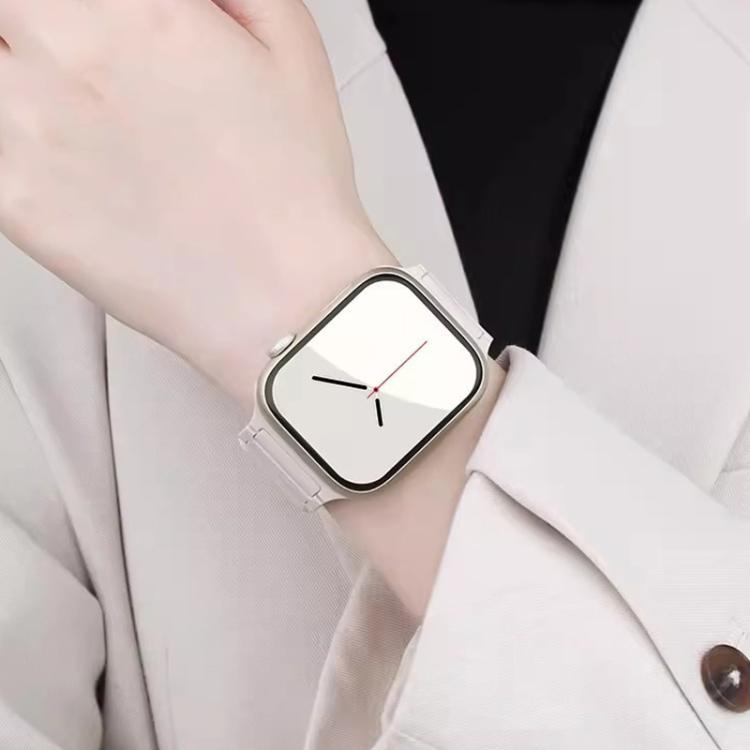 xDfind I-shaped Magnetic Silicone Watch Band, For Apple Watch 42 / 44 / 45 / 46 / 49mm, For Apple Watch 38 / 40 / 41 / S10 42mm