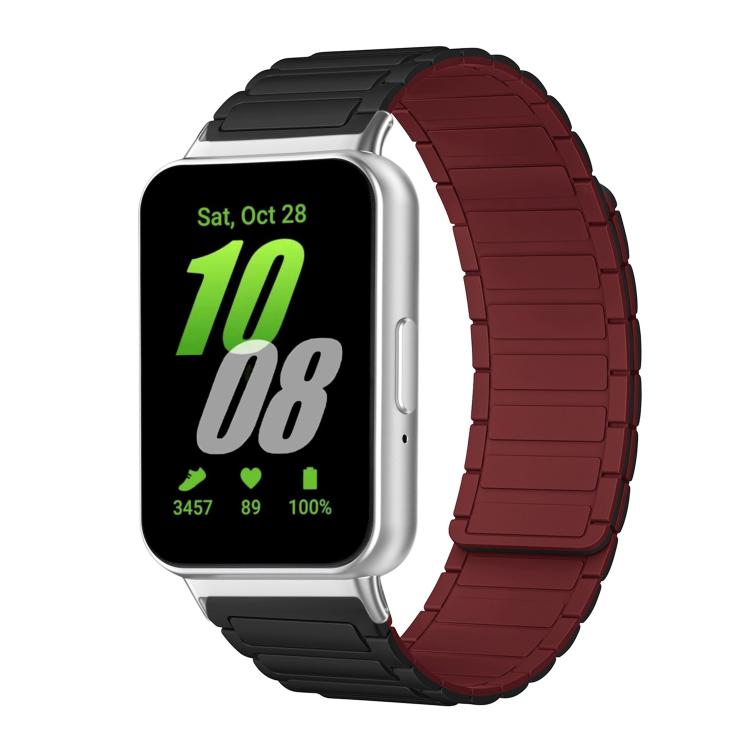 xDfind I-shaped Magnetic Silicone Watch Band, For Samsung Galaxy Watch Ultra / Ultra 2025, For Samsung Galaxy Watch8 / 8 Classic, For Samsung Galaxy Fit3 SM-R390