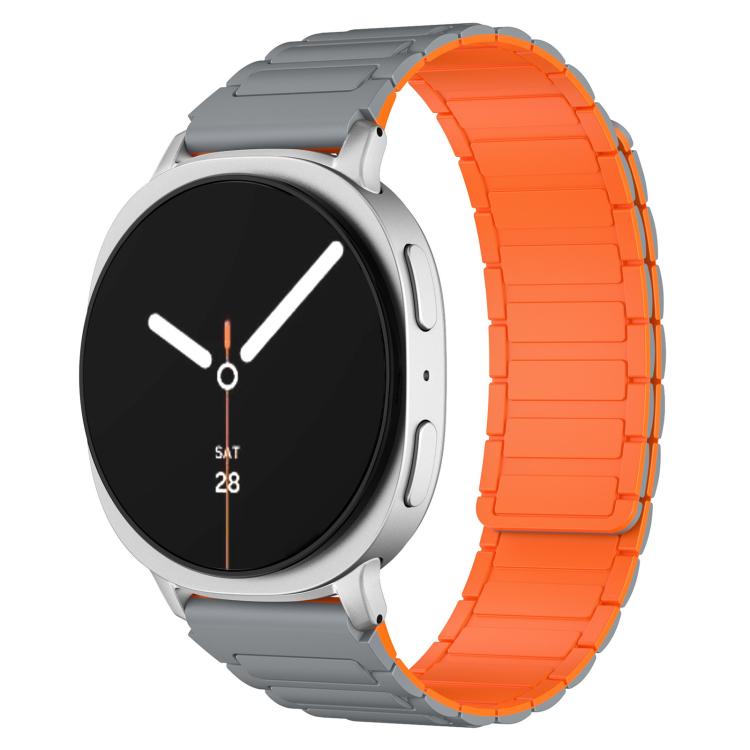 xDfind I-shaped Magnetic Silicone Watch Band, For Samsung Galaxy Watch Ultra / Ultra 2025, For Samsung Galaxy Watch8 / 8 Classic, For Samsung Galaxy Fit3 SM-R390