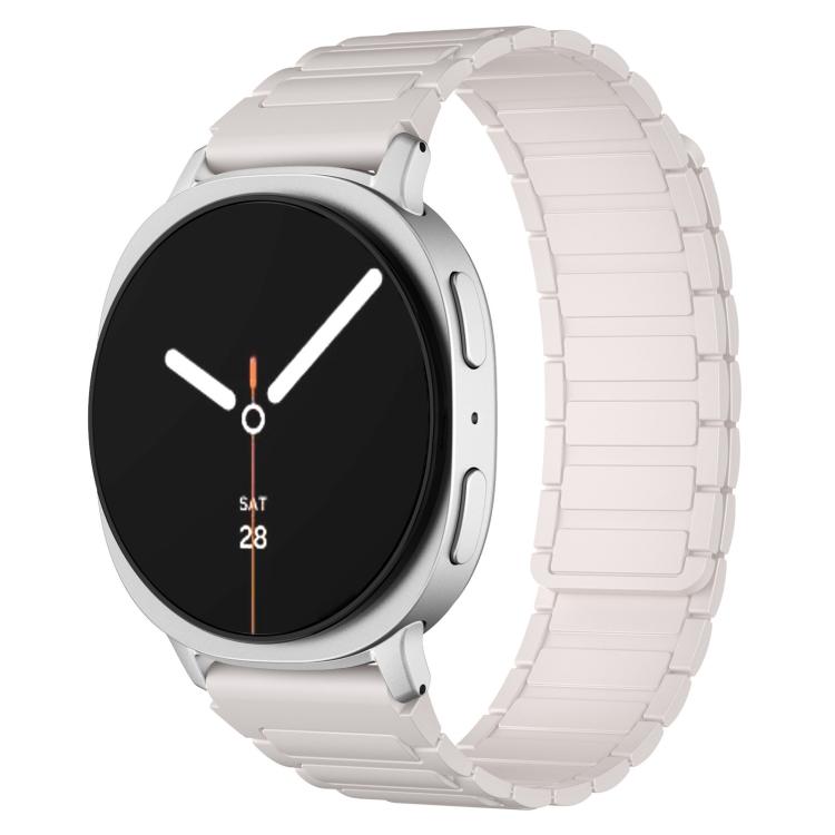 xDfind I-shaped Magnetic Silicone Watch Band, For Samsung Galaxy Watch Ultra / Ultra 2025, For Samsung Galaxy Watch8 / 8 Classic, For Samsung Galaxy Fit3 SM-R390