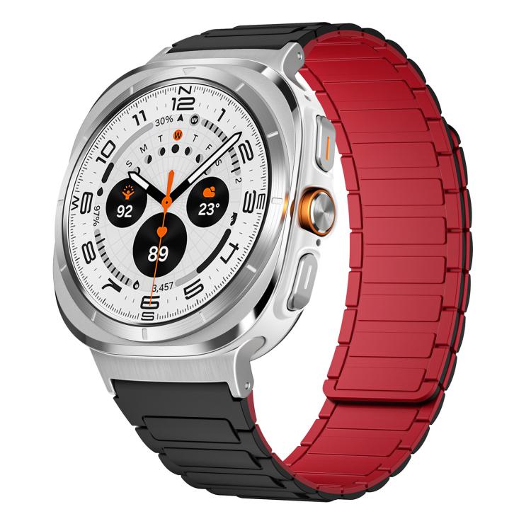 xDfind I-shaped Magnetic Silicone Watch Band, For Samsung Galaxy Watch Ultra / Ultra 2025, For Samsung Galaxy Watch8 / 8 Classic, For Samsung Galaxy Fit3 SM-R390
