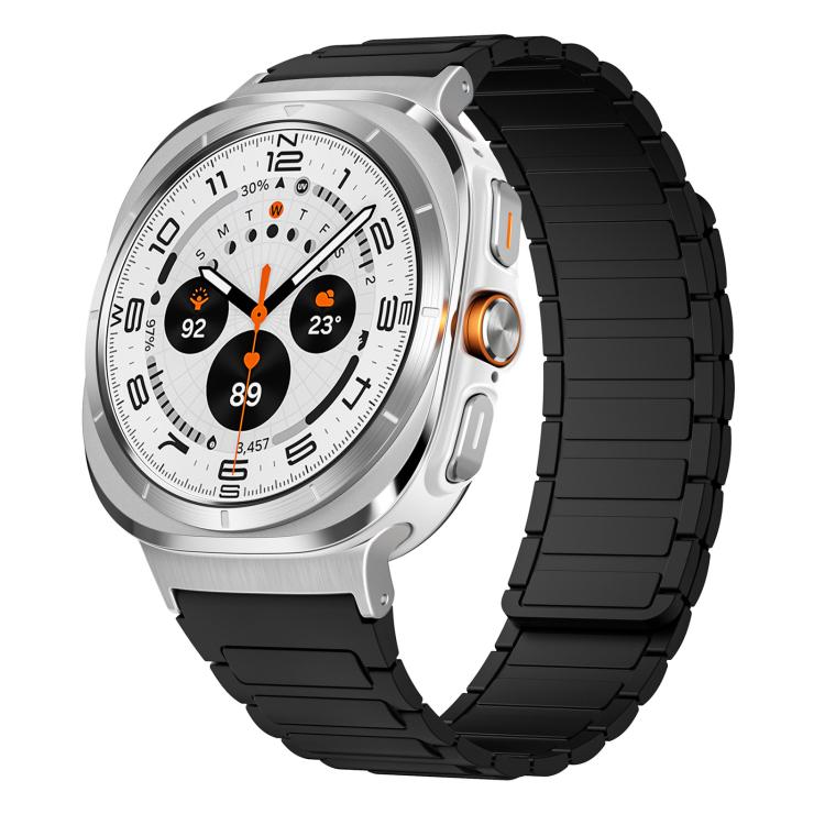 xDfind I-shaped Magnetic Silicone Watch Band, For Samsung Galaxy Watch Ultra / Ultra 2025, For Samsung Galaxy Watch8 / 8 Classic, For Samsung Galaxy Fit3 SM-R390