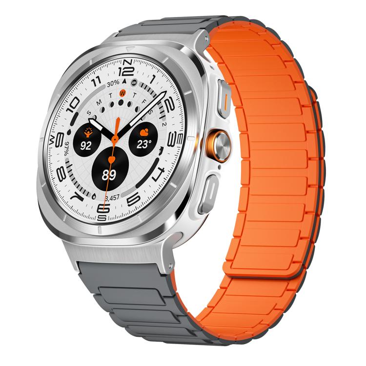 xDfind I-shaped Magnetic Silicone Watch Band, For Samsung Galaxy Watch Ultra / Ultra 2025, For Samsung Galaxy Watch8 / 8 Classic, For Samsung Galaxy Fit3 SM-R390