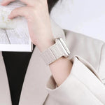 xDfind I-shaped Magnetic Silicone Watch Band, For Samsung Galaxy Watch Ultra / Ultra 2025, For Samsung Galaxy Watch8 / 8 Classic, For Samsung Galaxy Fit3 SM-R390