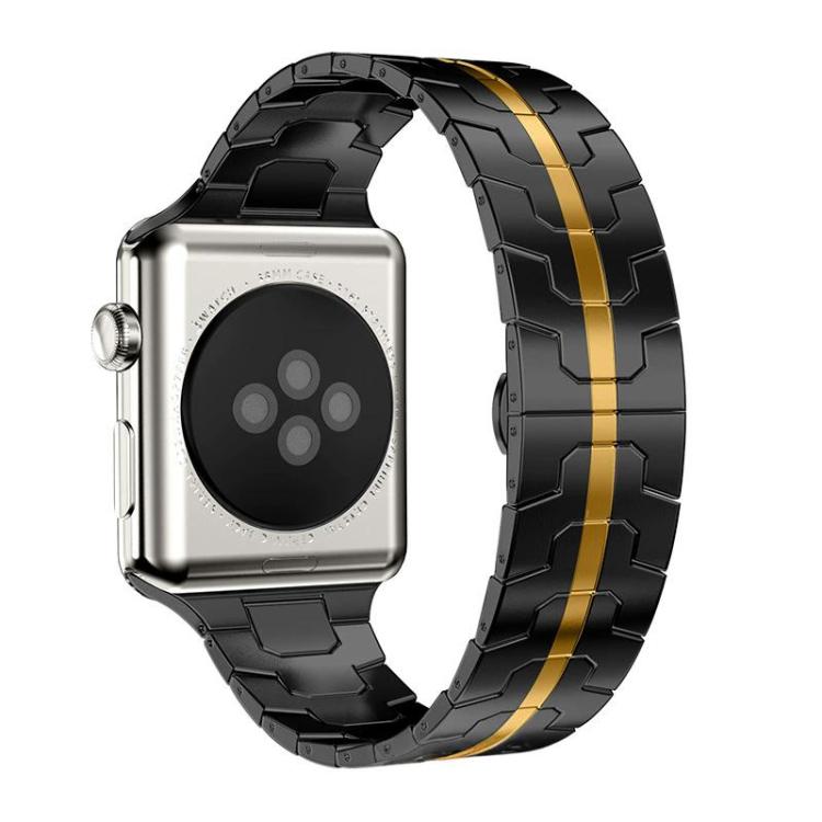 xDfind Butterfly Buckle Stainless Steel Watch Band, For Apple Watch 42 / 44 / 45 / 46 / 49mm, For Apple Watch 38 / 40 / 41 / S10 42mm