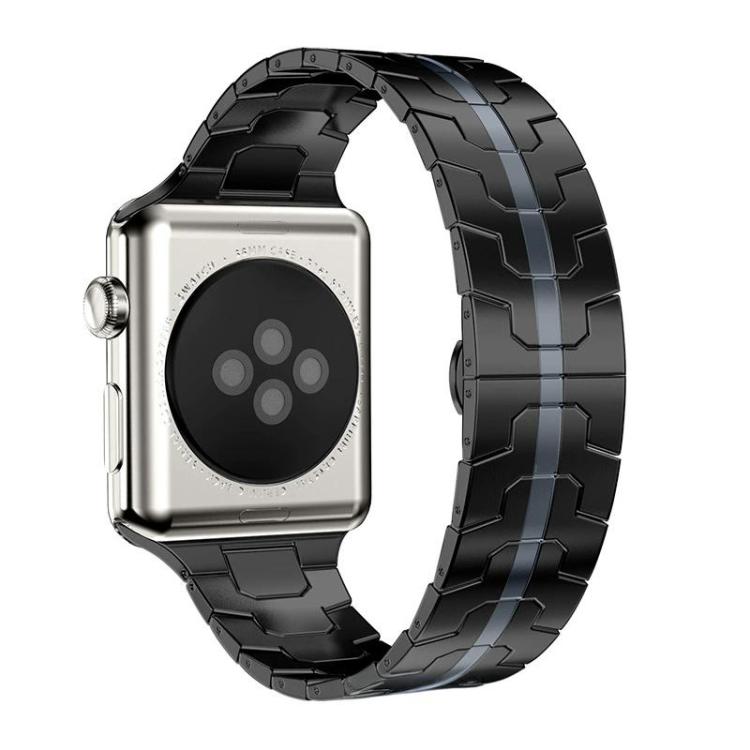 xDfind Butterfly Buckle Stainless Steel Watch Band, For Apple Watch 42 / 44 / 45 / 46 / 49mm, For Apple Watch 38 / 40 / 41 / S10 42mm