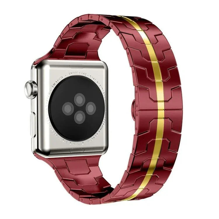 xDfind Butterfly Buckle Stainless Steel Watch Band, For Apple Watch 42 / 44 / 45 / 46 / 49mm, For Apple Watch 38 / 40 / 41 / S10 42mm