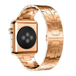 xDfind Butterfly Buckle Stainless Steel Watch Band, For Apple Watch 42 / 44 / 45 / 46 / 49mm, For Apple Watch 38 / 40 / 41 / S10 42mm