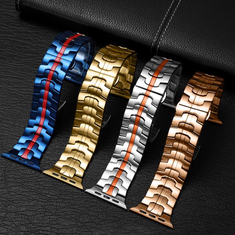 xDfind Butterfly Buckle Stainless Steel Watch Band, For Apple Watch 42 / 44 / 45 / 46 / 49mm, For Apple Watch 38 / 40 / 41 / S10 42mm