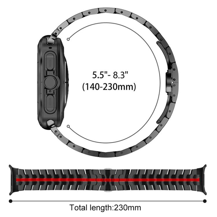 xDfind Butterfly Buckle Stainless Steel Watch Band, For Samsung Galaxy Watch Ultra / Ultra 2025, For Samsung Galaxy Watch8 / 8 Classic