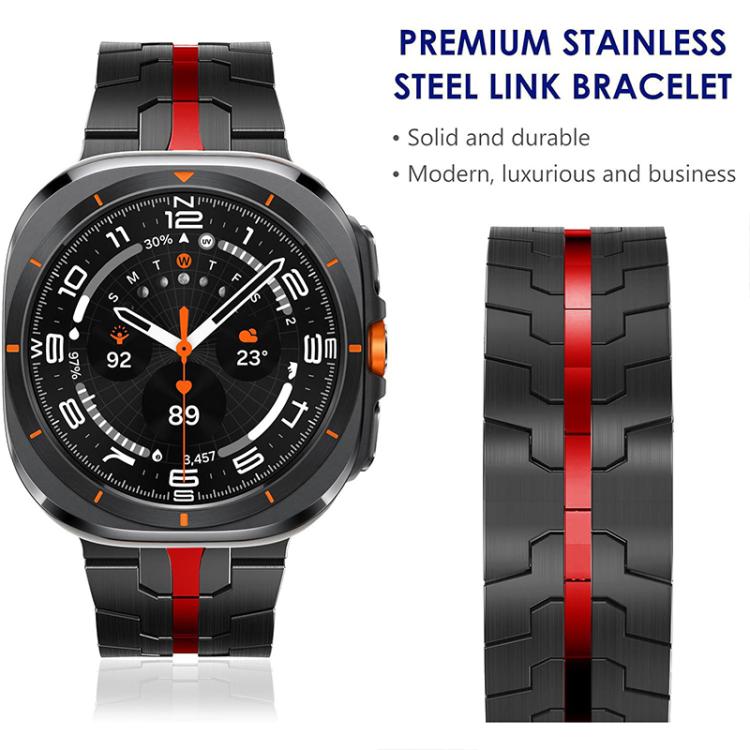 xDfind Butterfly Buckle Stainless Steel Watch Band, For Samsung Galaxy Watch Ultra / Ultra 2025, For Samsung Galaxy Watch8 / 8 Classic