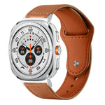 xDfind Rivet Buckle Genuine Leather Watch Band, For Samsung Galaxy Watch Ultra / Ultra 2025, For Samsung Galaxy Watch8 / 8 Classic