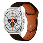 xDfind Rivet Buckle Genuine Leather Watch Band, For Samsung Galaxy Watch Ultra / Ultra 2025, For Samsung Galaxy Watch8 / 8 Classic