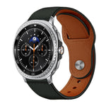 xDfind Rivet Buckle Genuine Leather Watch Band, For Samsung Galaxy Watch Ultra / Ultra 2025, For Samsung Galaxy Watch8 / 8 Classic
