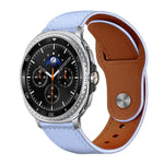 xDfind Rivet Buckle Genuine Leather Watch Band, For Samsung Galaxy Watch Ultra / Ultra 2025, For Samsung Galaxy Watch8 / 8 Classic