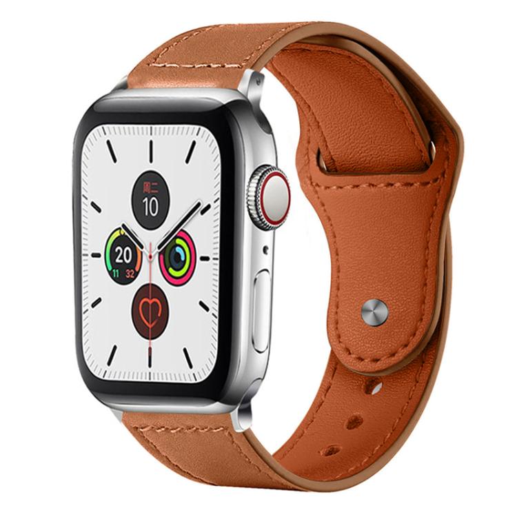 xDfind Rivet Buckle Genuine Leather Watch Band, For Apple Watch 42 / 44 / 45 / 46 / 49mm, For Apple Watch 38 / 40 / 41 / S10 42mm