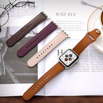 xDfind Rivet Buckle Genuine Leather Watch Band, For Apple Watch 42 / 44 / 45 / 46 / 49mm, For Apple Watch 38 / 40 / 41 / S10 42mm