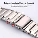 xDfind Stepped Stainless Steel Watch Band, For Apple Watch 42 / 44 / 45 / 46 / 49mm, For Apple Watch 38 / 40 / 41 / S10 42mm
