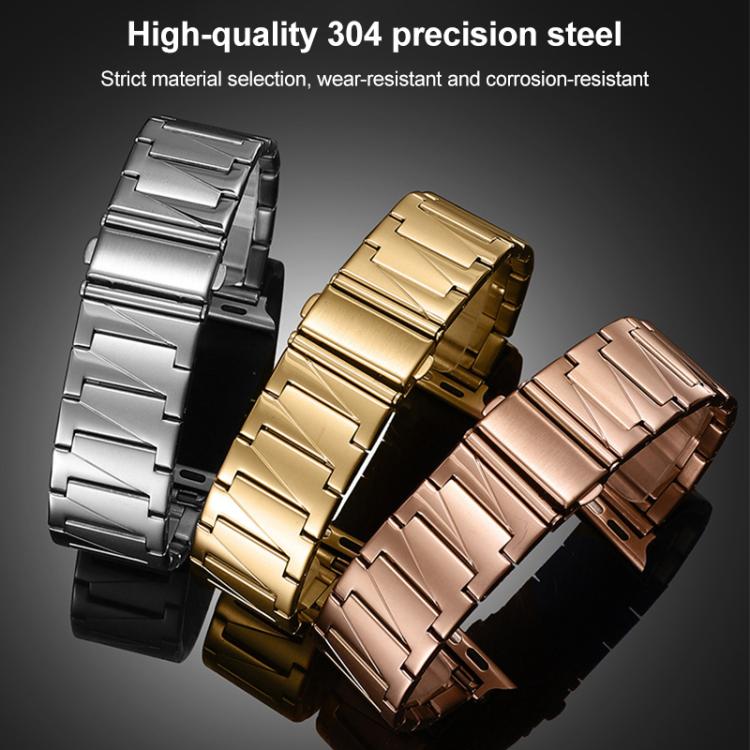 xDfind Stepped Stainless Steel Watch Band, For Apple Watch 42 / 44 / 45 / 46 / 49mm, For Apple Watch 38 / 40 / 41 / S10 42mm