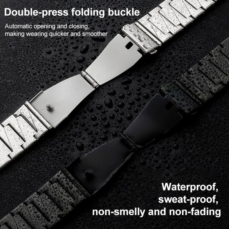 xDfind Stepped Stainless Steel Watch Band, For Apple Watch 42 / 44 / 45 / 46 / 49mm, For Apple Watch 38 / 40 / 41 / S10 42mm
