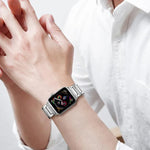 xDfind Stepped Stainless Steel Watch Band, For Apple Watch 42 / 44 / 45 / 46 / 49mm, For Apple Watch 38 / 40 / 41 / S10 42mm