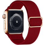 xDfind Adjustable Slide Buckle Elastic Nylon Watch Band, For Apple Watch 42 / 44 / 45 / 46 / 49mm, For Apple Watch 38 / 40 / 41 / S10 42mm