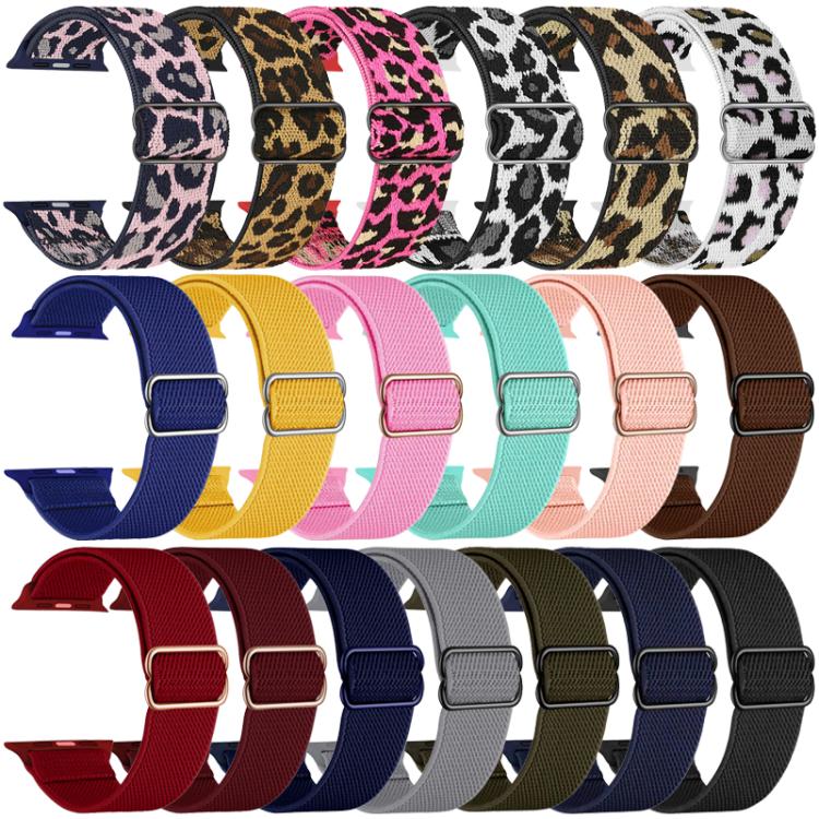xDfind Adjustable Slide Buckle Elastic Nylon Watch Band, For Apple Watch 42 / 44 / 45 / 46 / 49mm, For Apple Watch 38 / 40 / 41 / S10 42mm