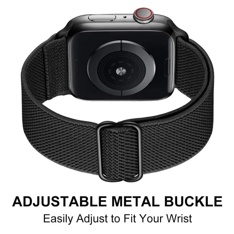 xDfind Adjustable Slide Buckle Elastic Nylon Watch Band, For Apple Watch 42 / 44 / 45 / 46 / 49mm, For Apple Watch 38 / 40 / 41 / S10 42mm
