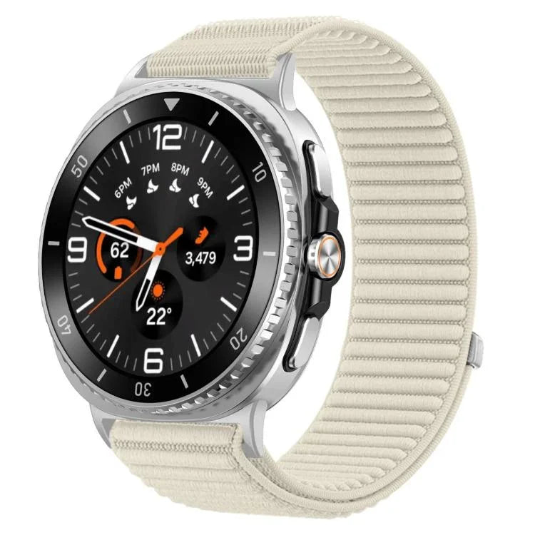 xDfind Woven Nylon Hook And Loop Fastener Watch Band, For Samsung Galaxy Watch8 / 8 Classic