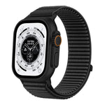 xDfind Armband aus gewebtem Nylon mit Klettverschluss, passend für Apple Watch 42 / 44 / 45 / 46 / 49 mm, Apple Watch 38 / 40 / 41 / S10 42 mm