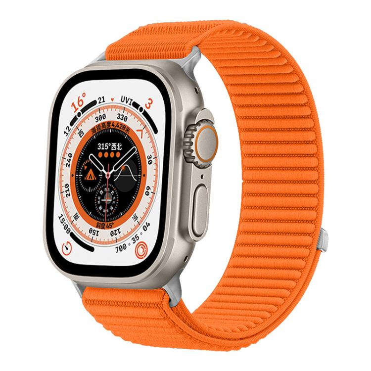 xDfind Armband aus gewebtem Nylon mit Klettverschluss, passend für Apple Watch 42 / 44 / 45 / 46 / 49 mm, Apple Watch 38 / 40 / 41 / S10 42 mm