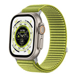 xDfind Armband aus gewebtem Nylon mit Klettverschluss, passend für Apple Watch 42 / 44 / 45 / 46 / 49 mm, Apple Watch 38 / 40 / 41 / S10 42 mm