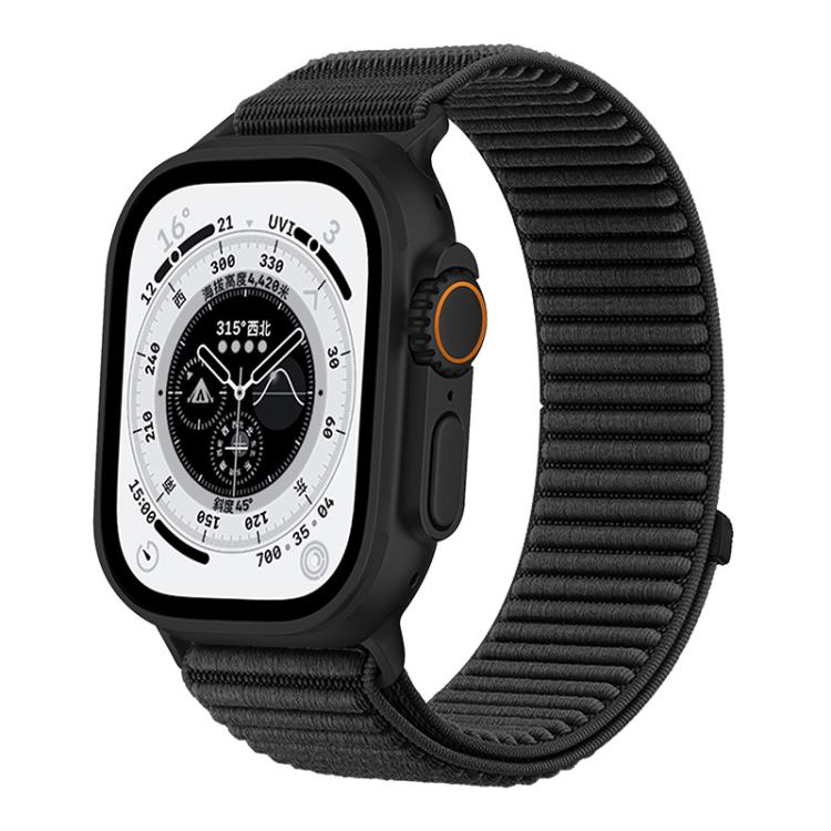 xDfind Armband aus gewebtem Nylon mit Klettverschluss, passend für Apple Watch 42 / 44 / 45 / 46 / 49 mm, Apple Watch 38 / 40 / 41 / S10 42 mm