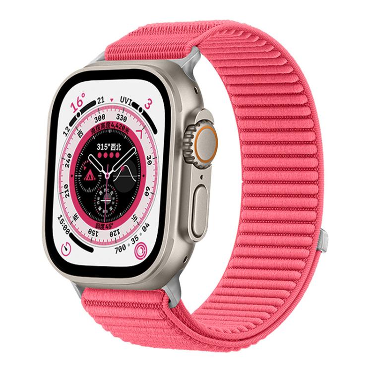 xDfind Armband aus gewebtem Nylon mit Klettverschluss, passend für Apple Watch 42 / 44 / 45 / 46 / 49 mm, Apple Watch 38 / 40 / 41 / S10 42 mm