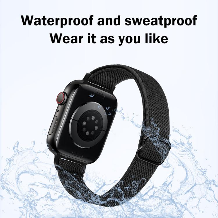 xDfind Ladder Buckle Small Waist Elastic Nylon Watch Band, For Apple Watch 42 / 44 / 45 / 46 / 49mm, For Apple Watch 38 / 40 / 41 / S10 42mm