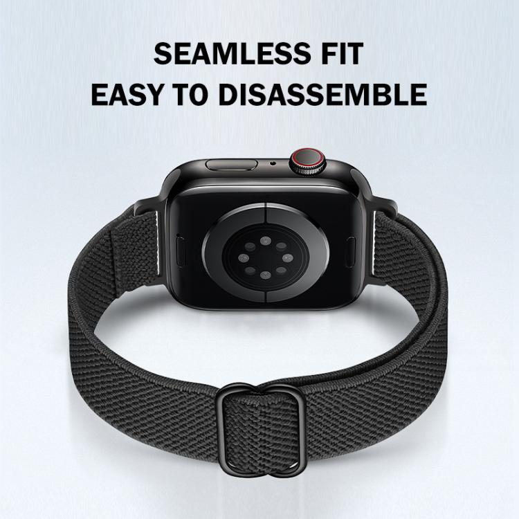 xDfind Ladder Buckle Small Waist Elastic Nylon Watch Band, For Apple Watch 42 / 44 / 45 / 46 / 49mm, For Apple Watch 38 / 40 / 41 / S10 42mm