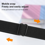 xDfind Ladder Buckle Small Waist Elastic Nylon Watch Band, For Apple Watch 42 / 44 / 45 / 46 / 49mm, For Apple Watch 38 / 40 / 41 / S10 42mm