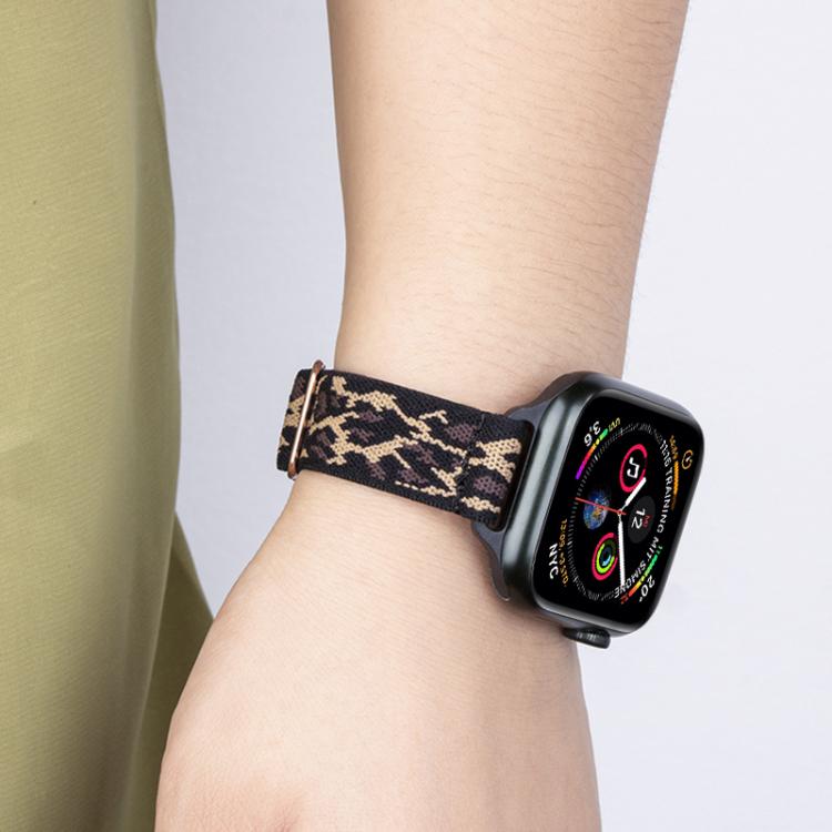 xDfind Ladder Buckle Small Waist Elastic Nylon Watch Band, For Apple Watch 42 / 44 / 45 / 46 / 49mm, For Apple Watch 38 / 40 / 41 / S10 42mm