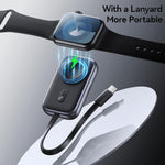 For Apple Watch Series USAMS CD245 1200mAh Portable Watch Wireless Charger with Cable, CD245