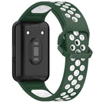 xDfind Two Color Silicone Breathable Watch Band, For Samsung Galaxy Fit 3