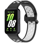 xDfind Two Color Silicone Breathable Watch Band, For Samsung Galaxy Fit 3