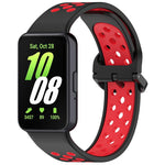 xDfind Two Color Silicone Breathable Watch Band, For Samsung Galaxy Fit 3